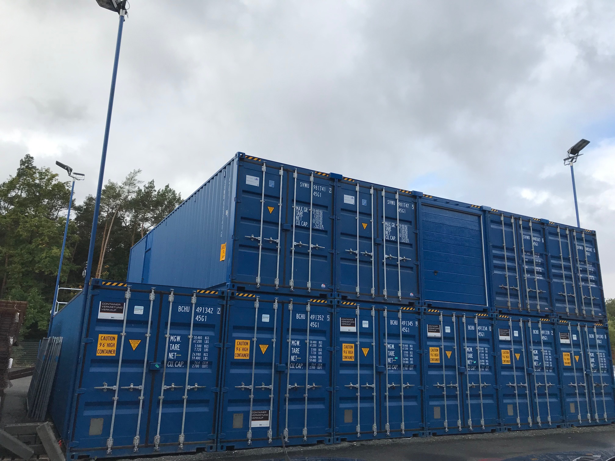 Seecontainer Lagerraum 150m2 Giessener Container Modulbau 11
